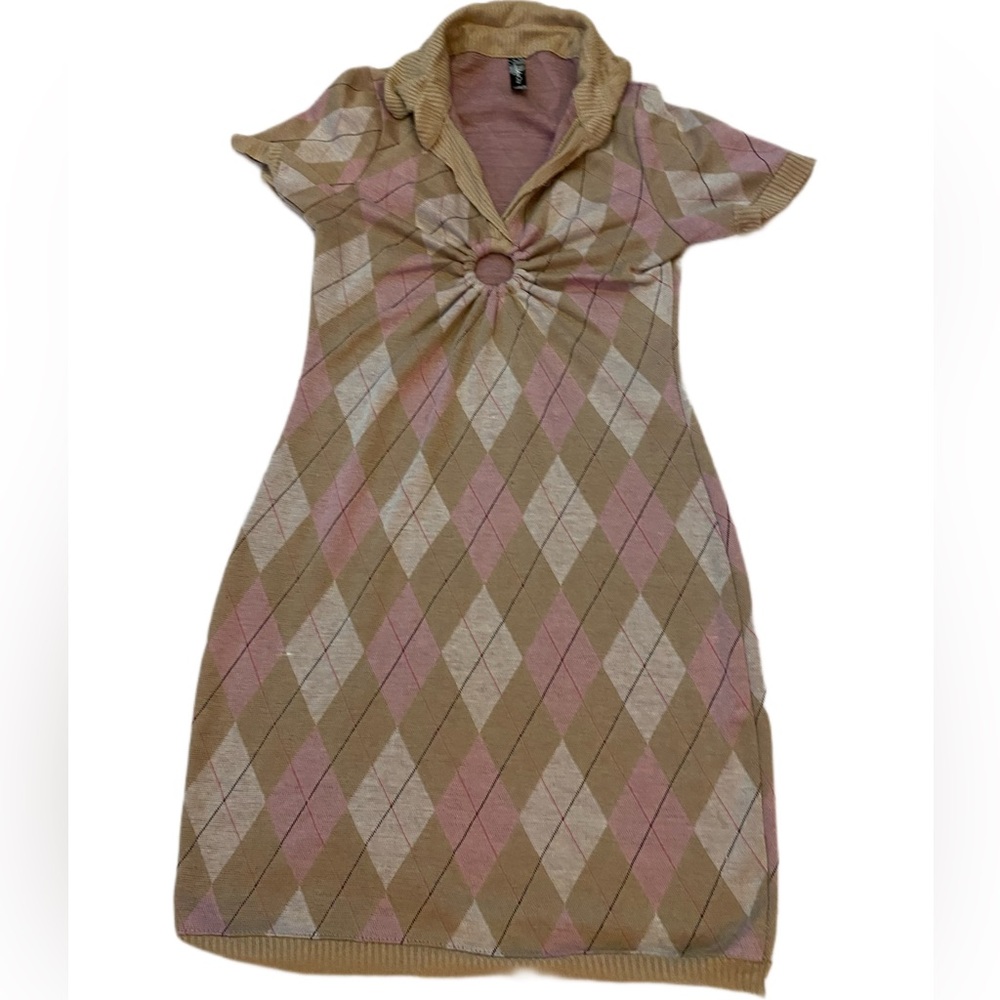 Y2K PLAID DRESS